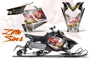 POLARIS RUSH PRO RMK 600/800 SLED SNOWMOBILE GRAPHICS KIT CREATORX WRAP LSW - Bild 1 von 1