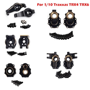 Brass Counter Weight Portal Drive Housing Kit For 1/10 Traxxas TRX4 TRX6 RC - Picture 1 of 20