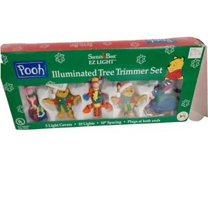 Disney Weihnachtsbeleuchtung Winnie Puuh beleuchteter Baumschneider EZ Licht Set - Bild 1 von 9
