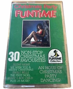 Cinta de casete para fiesta de Navidad de los años 80 tiempo divertido 30 favoritos de vacaciones sin parar rara - Imagen 1 de 5
