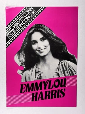 Emmy Lou Harris Programme Poster Original Souvenir Promotion Circa 1983 - Image 1 of 4