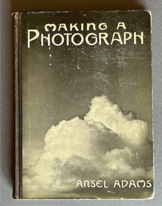 MAKING A PHOTOGRAPH ~ ANSEL ADAMS ~ HAND SIGNED CARD LAYED IN - 1935 - Picture 1 of 10