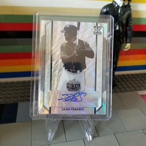 2021 Leaf Metal Draft Jairo Pomares Silver Wave Auto Giants BA-JP1 - Picture 1 of 2
