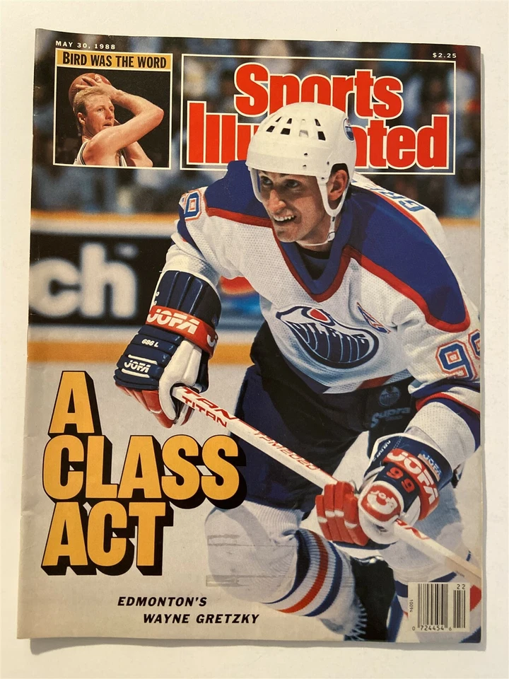 1988 Sports Illustrated Edmonton Oilers WAYNE GRETZKY No Label STANLEY CUP Class - Image 1 of 4