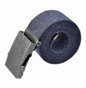 Stoffgürtel 100-150 cm Canvas Belt Jeans Gürtel schiebe schnalle 4 cm breit KMAK - Bild 1 von 12