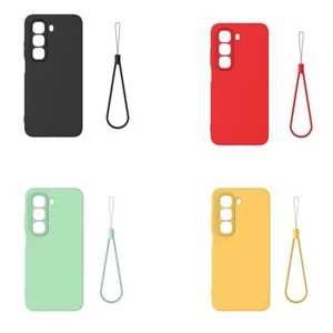 Portable Soft Environmental Silicone Case With Lanyard for Infinix Hot 50 4G NEW - Picture 1 of 11