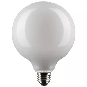 Satco 6w G40 Globe Filament LED 4000K Medium Base White Dimmable - 60w equiv - Picture 1 of 3