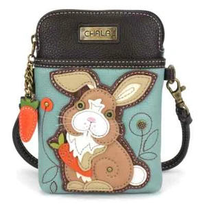 Chala Cell Phone Crossbody Bag *Bunny/ Blue* 827RBA1 NEW 827 - Picture 1 of 10