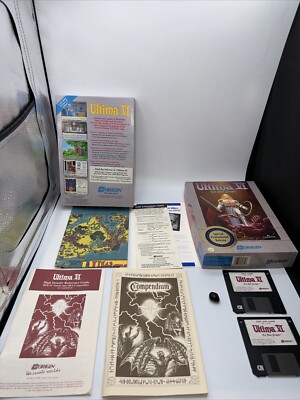 Ultima VI PC Big Box W/ Map Manual 2 Disks An...