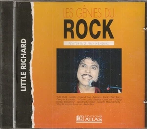 MUSIQUE CD LES GENIES DU ROCK EDITIONS ATLAS - LITTLE RICHARD FEAT JIMI HENDRIX - Imagen 1 de 2