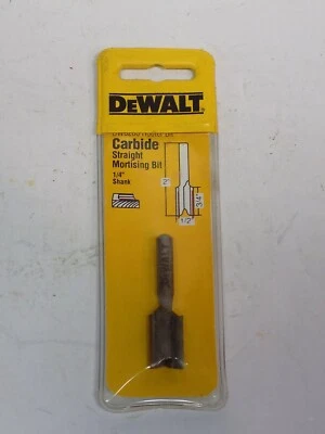 DeWALT DW6200 Carbide Straight Mortising Router Bit ½" x ¾" - Image 1 of 4
