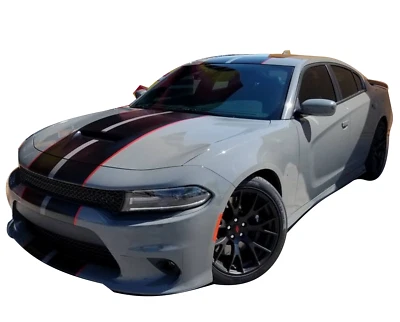Dual Redline racing rally stripe For Dodge Charger SRT widebody Redeye hellcat - Image 1 of 4