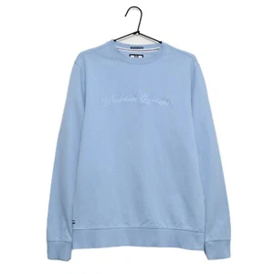 Weekend Offender Men’s Blue Embroidered Logo Sweatshirt Size S - Picture 1 of 8
