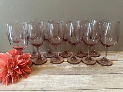 Libbey - Copas de vino rosa ciruela - Juego de 12 - 8 oz. - 7 1/8" de alto  Foto 1 de 4