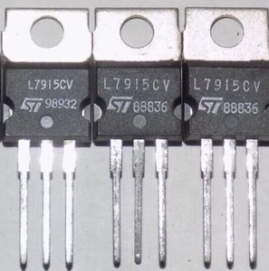 3 PZ L7915CV Regolatore di tensione IC REG LINEAR NEG (-15V) 1.5A TO220 - Foto 1 di 1