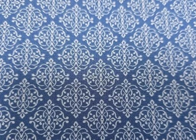 BENARTEX 4.5 Metres 100% Premium Quilting Cotton Blue On Blue