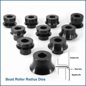 Bead Roller Radius Dies to Suit 22mm Shaft - Picture 1 of 8