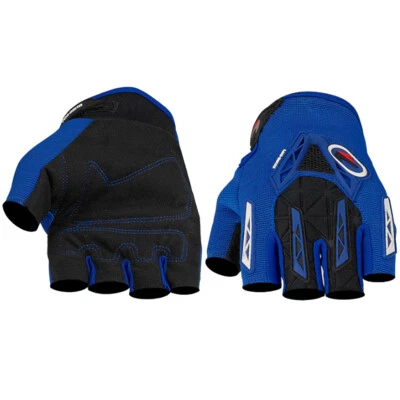 Guantes de ciclismo transpirables sin dedos todoterreno motocicletas carreras guantes hombres mujeres Foto 1 de 4