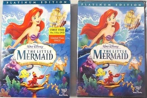 Factory Sealed With Slipcover: Disney The Little Mermaid Platinum Edition Legit - Picture 1 of 3
