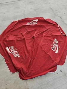 Vintage Coca Cola Table Umbrella - Picture 1 of 3