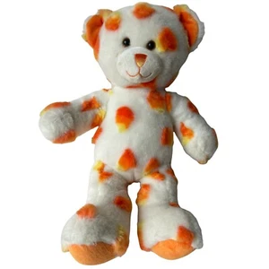 "Build A Bear Peluche Caramelo Maíz Peluche Oso de Halloween Blanco Naranja '10 Retirado 16" - Imagen 1 de 12
