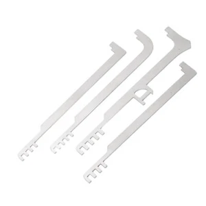 4x Comb Lock Picks Metal Teeth Tools Portable Stainless Steel Pick Combs - Picture 1 of 22
