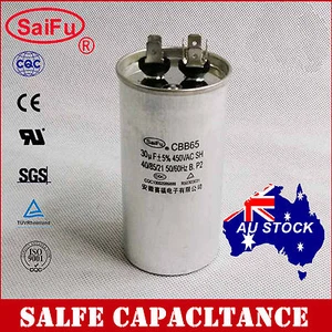 1PCS CBB65 450VAC 30uF Air Conditioner Appliance Motor Run Capacitor OZ Seller - Foto 1 di 3