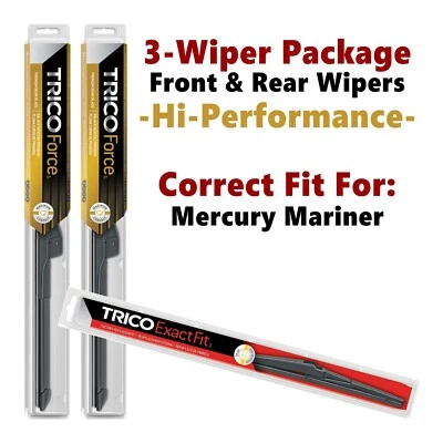 Wipers 3-pk Hi-Performance fits 2005-2007 Mercury Mariner 25200/180/10-1 - Image 1 of 4