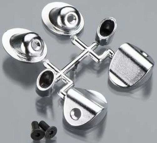 RPM Chrome Through-The-Body Mock Exhaust Tips for R/C Cars & Trucks RPM70293 - Image 1 of 1