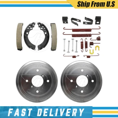 Se adapta a Chevrolet Metro 2000 tambores traseros zapatas de freno y kit de resorte de herrajes Foto 1 de 4