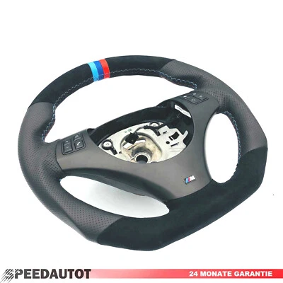 Swap Flattened Tuning Steering Wheel BMW M-Power E82 E84 E87 E88 E90 E91 E92 E93 3pcs - Image 1 of 4