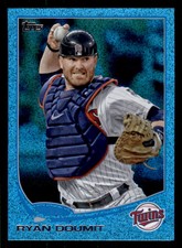 2013 Topps Ryan Doumit Silver Slate Blue Sparkle   Minnesota Twins