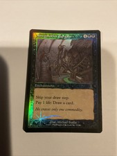 MTG Yawgmoth's Bargain Foil Urza's Destiny 75/144 Rare Actual Pics