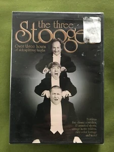 NEW NIP THREE STOOGES  Moe Howard, Larry Fine, Curly Howard DVD WITH EXTRAS 2008 - Picture 1 of 2