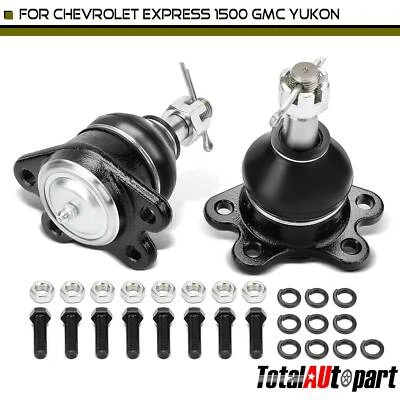 2Pcs Ball Joint for Chevy C1500 Suburban Tahoe GMC Yukon Cadillac Front Upper - Image 1 of 4