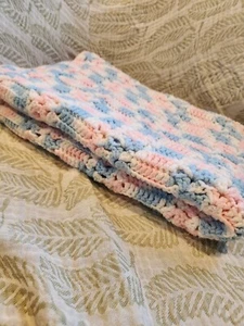 vintage babydecke gehäkelt - Bild 1 von 5