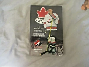 2002 CANADA OLYMPICS HOCKEY MEDIA GUIDE MARIO LEMIEUX Program MEN'S & WOMEN'S - Picture 1 of 12