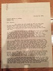 RARE Major General Smedley Butler Lecture Circuit Letter ~ January 10, 1934