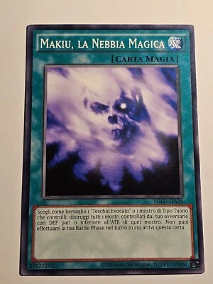 Makiu, the Magical Mist●YUGIOH●YGLD●2015●COMMON●ITALIAN●NM●Y19 - Image 1 of 2