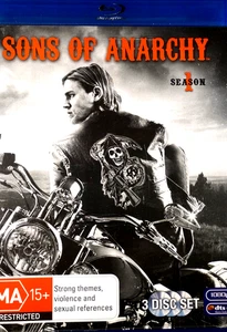 Sons Of Anarchy - Season 1, 3 Disc Set - Blu-Ray, VG - Picture 1 of 2