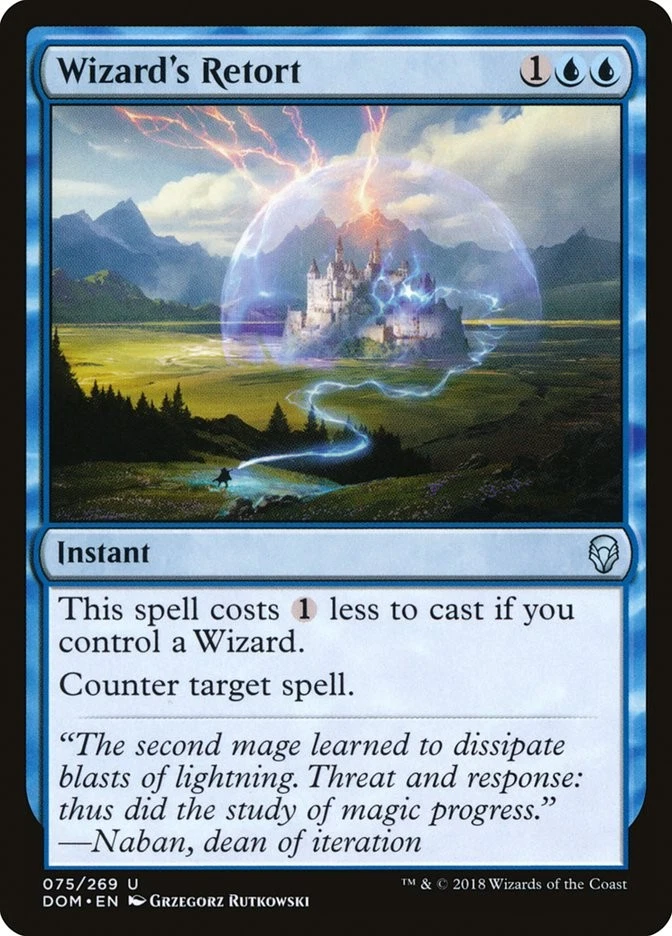 Wizard's Retort [Dominaria] (DOM 75) Near Mint - Image 1 of 1