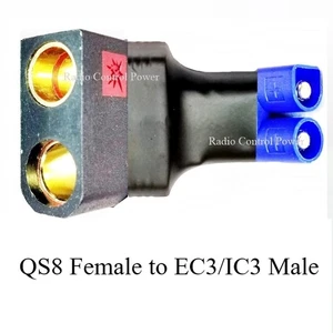 RCP-QS8 Female to EC3/IC3 Male No Wire Adapter Anti Spark 10 awg - Picture 1 of 15