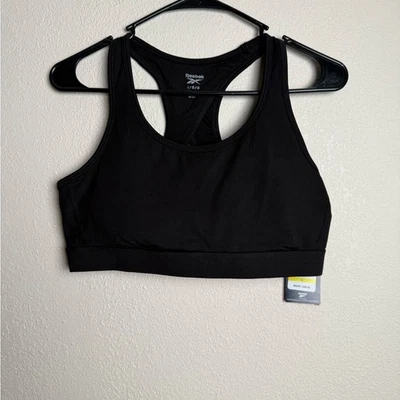 Sujetador deportivo Reebok para mujer talla negro nuevo soporte medio Foto 1 de 4