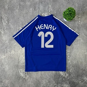 Camiseta local de fútbol de Francia FFF 2006 Copa Mundial Thierry Henry talla L - Imagen 1 de 14