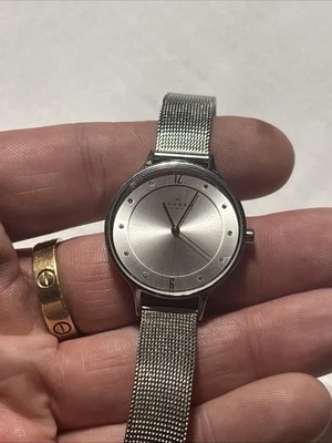Skagen Anita Lille SKW2149 Silver Stainless Steel Mesh Analog Women's Wristwatch - Image 1 of 4