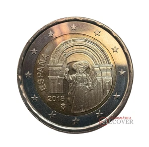 ESPAÑA SPAIN 2 Euros 2018 Santiago de Compostela SC / UNC - Picture 1 of 2