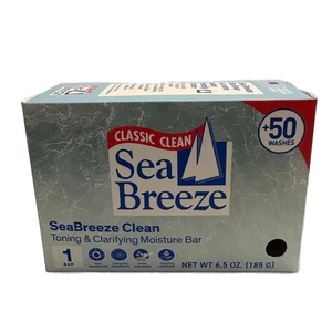 Sea Breeze Classic Clean Toning & Clarifying Moisture Bar Soap 6.5 oz - Picture 1 of 3