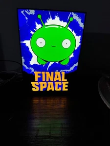Final Space Mooncake - LED Light Up Sign - USB Powered - Picture 1 of 5
