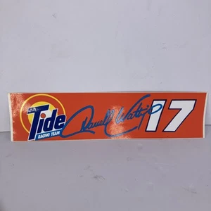 VINTAGE Darrell Waltrip #17 BUMPER Sticker / Decal  Nascar - Picture 1 of 4