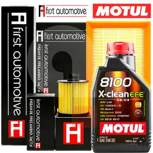 Inspektionskit Für Peugeot 207 208 2008 1.4 1.6 HDI 4 Filter+4LT Öl Motul 5W30 - Bild 1 von 15